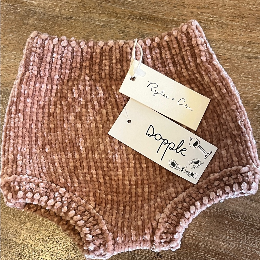 Rylee & Cru chenille bloomers in dusty rose